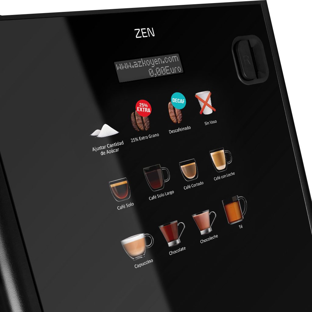 Azkoyen-Coffetek Zen_Selection panel